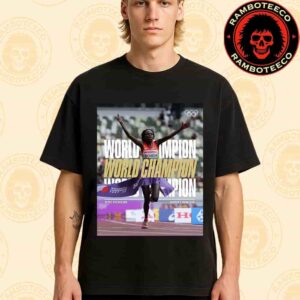 Congrats Peres Jepchirchir Kenyan Team Winner World Athletics Championships Tokyo Women Marathon 2025 Merchandise Unisex T-Shirt