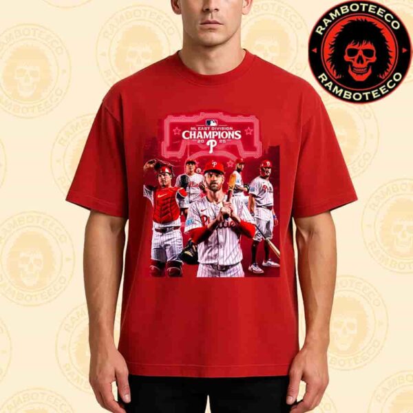 Congrats Philadelphia Phillies Back To Back Winner NL East Divison Champions 2025 Merchandise Unisex T-Shirt