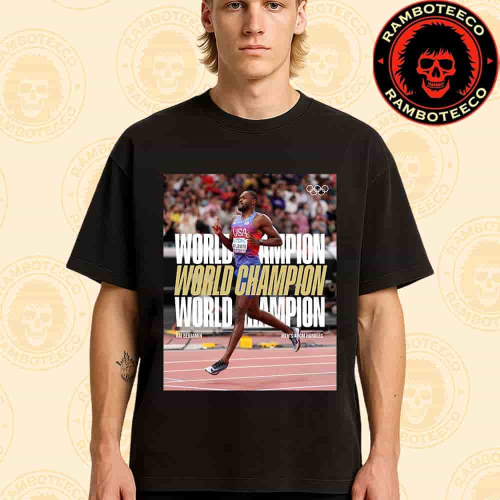 Congrats Rai Benjamin USA Team Winner World Athletics Championships Tokyo Men 400m Hurdles 2025 Unisex T-Shirt