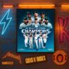 Congrats Milwaukee Brewers Winner NL Central Division Champions Postseason 2025 Home Decor Poster Canvas