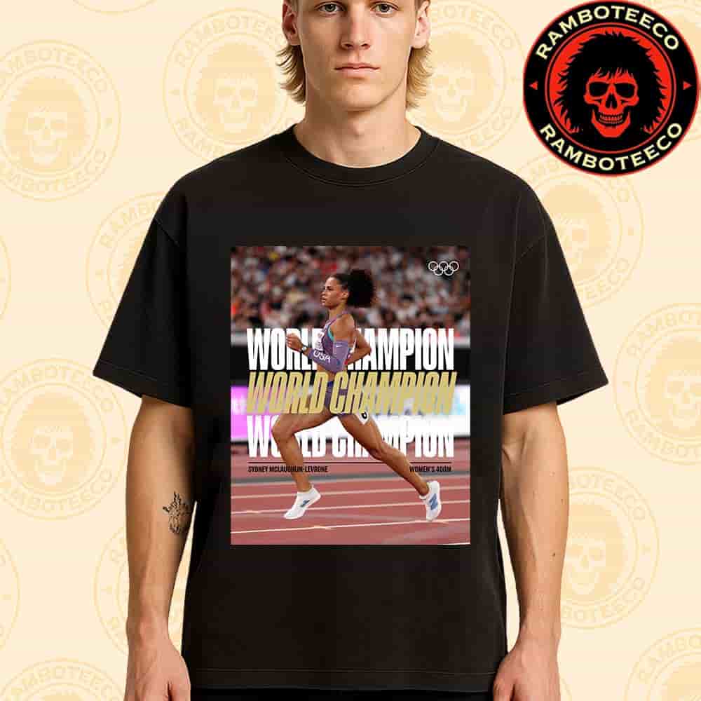 Congrats Sydney Mclaughlin-Levrone USA Team Winner World Athletics Championships Tokyo Women 400m 2025 Merchandise Unisex T-Shirt
