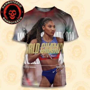 Congrats Tara Davis-Woodhall USA Team Winner World Athletics Championships Tokyo Women Long Jump 2025 All Over Print T-Shirt