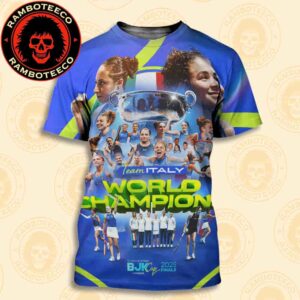 Congrats Team Italy World Champions The World Cup Of Tennis BJK Cup 2025 Final All Over Print T-Shirt