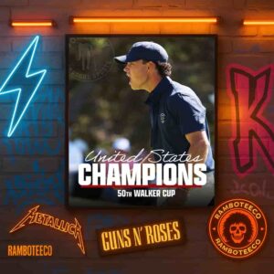 Congrats The United States Win The 50th Walker Cup Champion At Cypress Point Club In Pebble Beach California Home Decor Poster Canvas