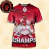 Congratulations Philadelphia Phillies MLB Champions NL East Devision 2025 All Over Print T-Shirt
