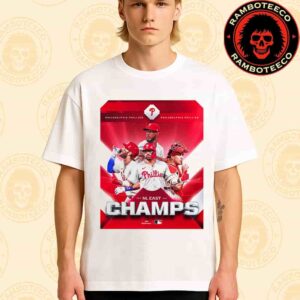 Congratulations Philadelphia Phillies MLB Champions NL East Devision 2025 Merchandise Unisex T-Shirt