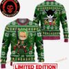 Funny Zoro Anime One Piece Best Gift Snowflakes Pattern 2025 Christmas Ugly Sweater