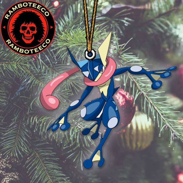 Greninja Water Dark-type Pokemon Generation 6 Christmas Tree Decorations Ornament