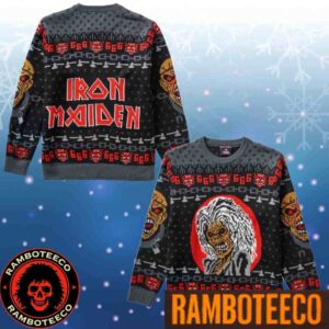Iron Maiden Killer Eddie Chirstmas Gifts 2025 Xmas For Family And Friends Ugly Sweater