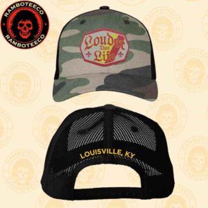 Louder Than Life Festival 2025 Official Merch In Louisville KY On Sept 18-21 2025 Racing Stripe Classic Snapback Hat-cap