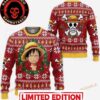 Funny Zoro Anime One Piece Best Gift Snowflakes Pattern 2025 Christmas Ugly Sweater