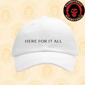 Mariah Carey Official Merch Here For It All White Classic Hat-Cap