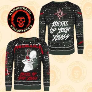 Metallica Heavy Metal Up Your Xmass Metal Up Your Ass Chirstmas Gifts 2025 Xmas For Family And Friends Ugly Sweater