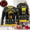Metallica Santa Gimme Yule Gimme Tide Chest Nuts On A Fire Chirstmas Gifts 2025 Xmas For Family And Friends Ugly Sweater