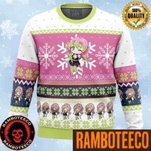 Mitsuri Kanroji Chibi Demon Slayer Anime Ape Chirstmas Gifts 2025 Xmas For Family And Friends Ugly Sweater
