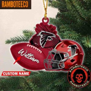 NFL Atlanta Falcons Football Helmets Christmas Tree Decorations Ornament