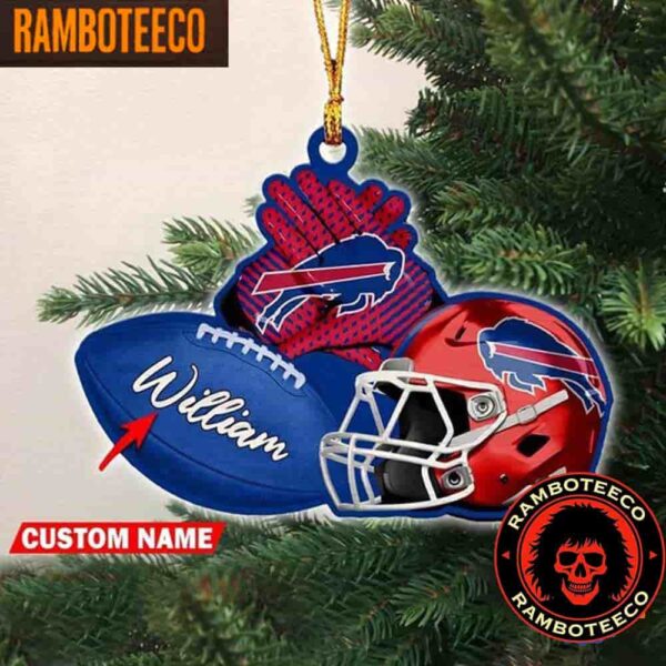NFL Buffalo Bills Football Helmets Christmas Tree Decorations Ornament