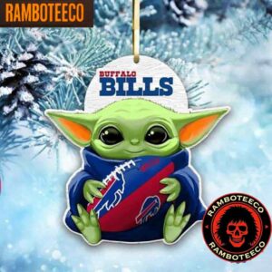 NFL Buffalo Bills Special Baby Yoda Star Wars Movies Christmas Tree Decorations Ornament