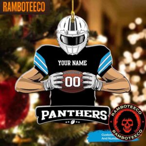 NFL Carolina Panthers Special Football Game Player Christmas Tree Decorations Ornament
