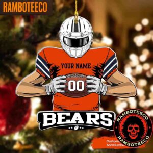 NFL Chicago Bears Special Football Game Player Christmas Tree Decorations Ornament