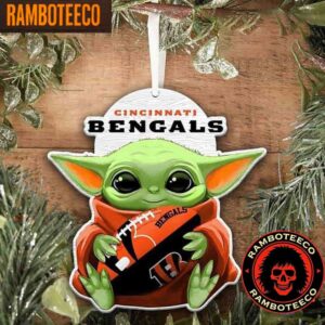 NFL Cincinnati Bengals Special Baby Yoda Star Wars Movies Christmas Tree Decorations Ornament