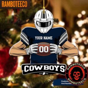 NFL Dallas Cowboys Special Football Game Player Christmas Tree Decorations Ornament