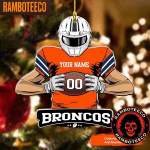 NFL Denver Broncos Special Football Game Player Christmas Tree Decorations Ornament