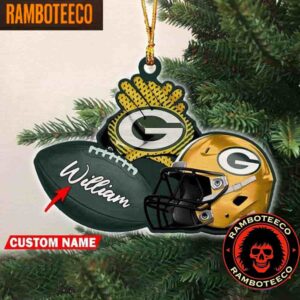 NFL Green Bay Packers Football Helmets Christmas Tree Decorations Ornament