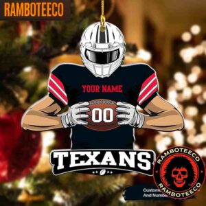 NFL Houston Texans Special Football Game Player Christmas Tree Decorations Ornament