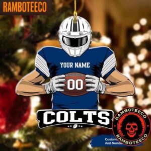 NFL Indianapolis Colts Special Football Game Player Christmas Tree Decorations Ornament