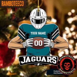 NFL Jacksonville Jaguars Special Football Game Player Christmas Tree Decorations Ornament