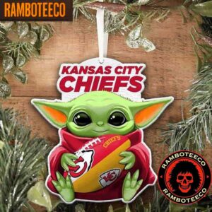 NFL Kansas City Chiefs Special Baby Yoda Star Wars Movies Christmas Tree Decorations Ornament