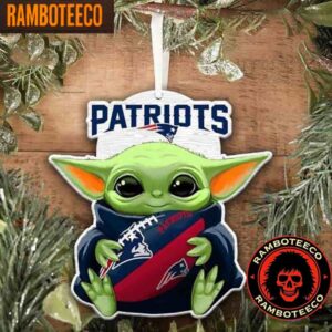 NFL New England Patriots Special Baby Yoda Star Wars Movies Christmas Tree Decorations Ornament