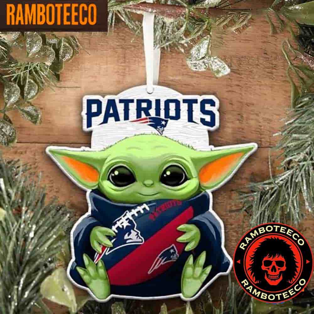 NFL New England Patriots Special Baby Yoda Star Wars Movies Christmas Tree Decorations Ornament NFL New England Patriots Special Baby Yoda Star Wars Movies Christmas Tree Decorations Ornament
