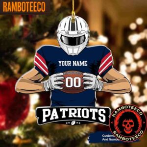 NFL New England Patriots Special Football Game Player Christmas Tree Decorations Ornament