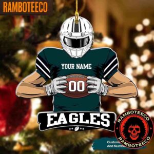NFL Philadelphia Eagles Special Football Game Player Christmas Tree Decorations Ornament