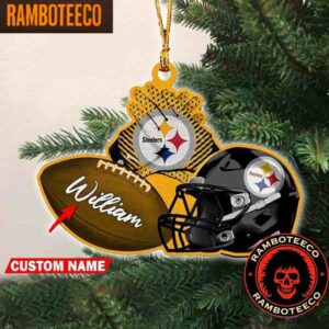 NFL Pittsburgh Steelers Football Helmets Christmas Tree Decorations Ornament