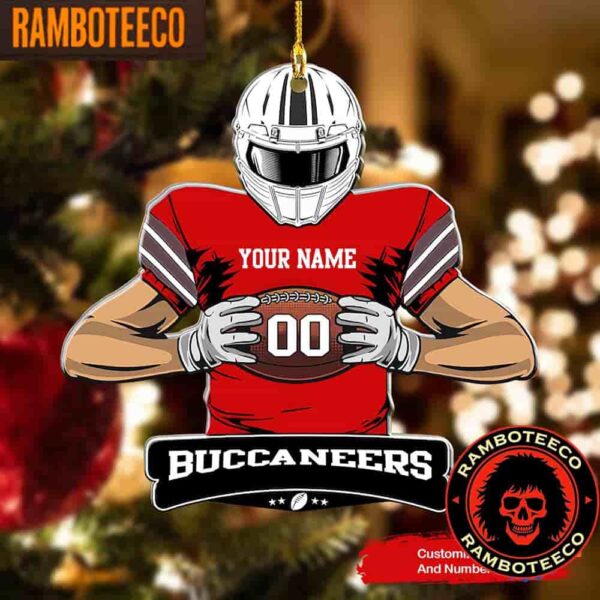 NFL Tampa Bay Buccaneers Special Football Game Player Christmas Tree Decorations Ornament