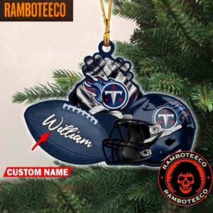 NFL Tennessee Titans Christmas Tree Football Helmets Christmas Tree Decorations Ornament