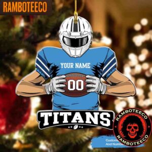NFL Tennessee Titans Special Football Game Player Christmas Tree Decorations Ornament