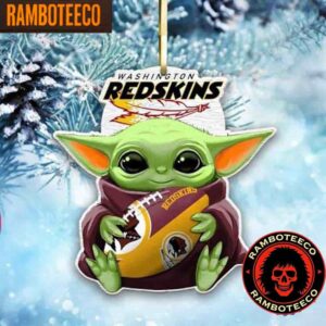 NFL Washington Redskins Special Baby Yoda Star Wars Movies Christmas Tree Decorations Ornament