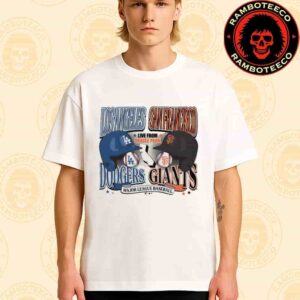 New York Giants Vs Los Angeles Dodgers On September 2025 MLB Game Matchup Helmet Unisex T-Shirt