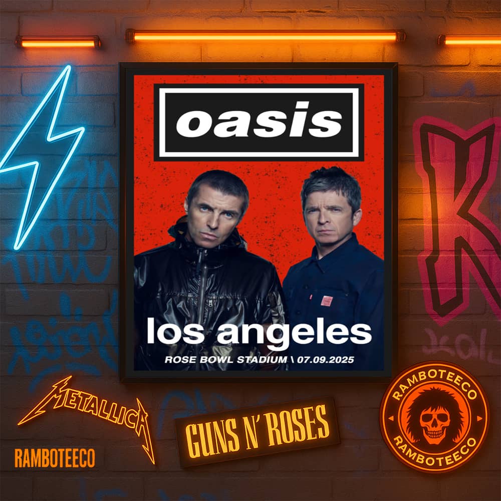 Oasis Live '25 North America Tour Los Angeles 2025 Concert Poster At Rose Bowl On Sept 7 2025 Home Decor Poster Canvas Oasis Live '25 North America Tour Los Angeles 2025 Concert Poster At Rose Bowl On Sept 7 2025 Home Decor Poster Canvas