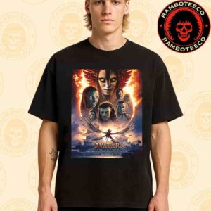 Official Poster Movie Avatar Fire And Ash Release Only In Theaters On December 19th 2025 Merchandise Unisex T-Shirt