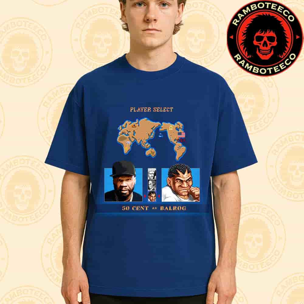 Official Poster Street Fighter Movie 50 Cent As Balrog USA Release In Theaters On Oct 16 2026 Merchandise Unisex T-Shirt