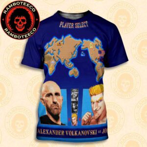 Official Poster Street Fighter Movie Alexander Volkanovski As Joe USA Release In Theaters On Oct 16 2026 All Over Print T-Shirt