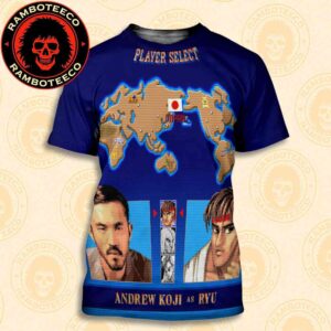 Official Poster Street Fighter Movie Andrew Koji As Ryu Japan Release In Theaters On Oct 16 2026 All Over Print T-Shirt