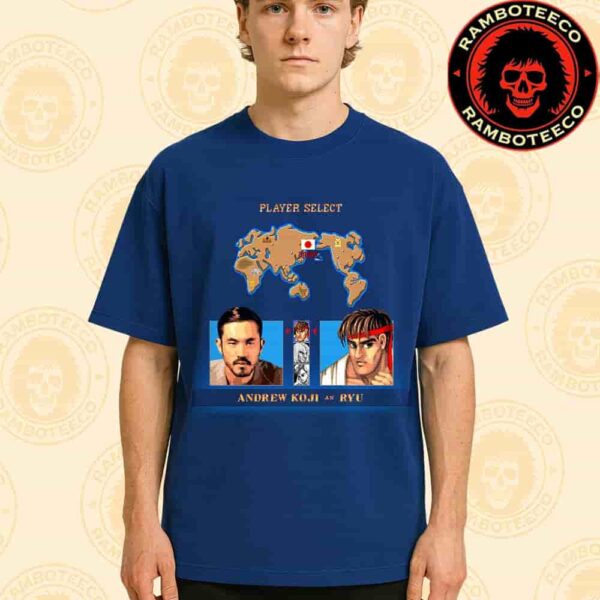 Official Poster Street Fighter Movie Andrew Koji As Ryu Japan Release In Theaters On Oct 16 2026 Merchandise Unisex T-Shirt