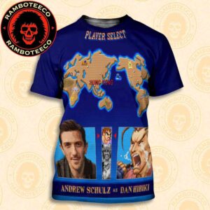 Official Poster Street Fighter Movie Andrew Schulz As Dan Hibiki Hong Kong Release In Theaters On Oct 16 2026 All Over Print T-Shirt