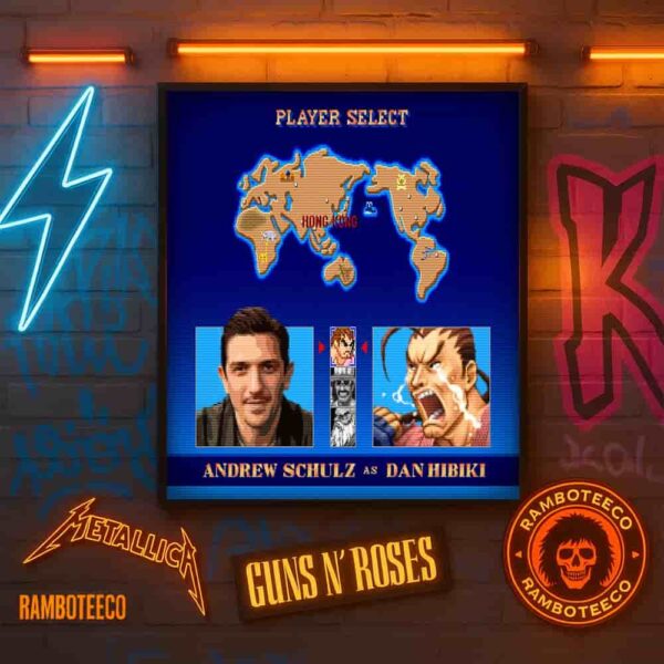 Official Poster Street Fighter Movie Andrew Schulz As Dan Hibiki Hong Kong Release In Theaters On Oct 16 2026 Home Decor Poster Canvas